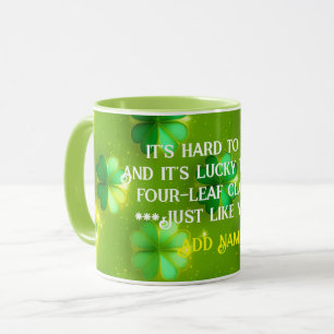 Mug Clover tendance 4 listes Collection verte