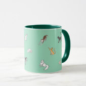 Mug clowder en turquoise (Devant droit)