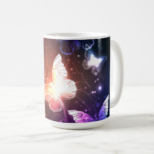Mug Clowing Night Butterflies