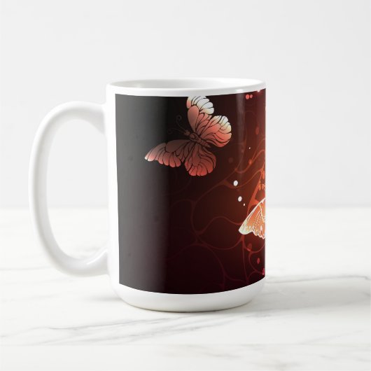Mug Clowing Night Butterflies (Gauche)