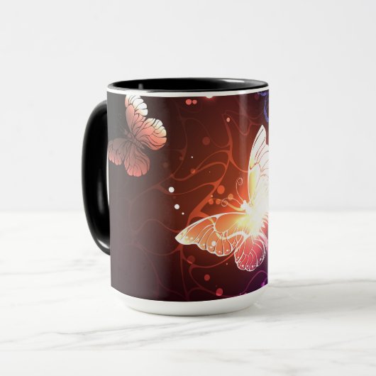 Mug Clowing Night Butterflies (Devant gauche)
