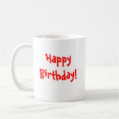 Mug clown d'anniversaire (Gauche)