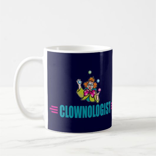 Mug Clown drôle (Gauche)