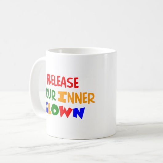 Mug clown, intérieur (Devant gauche)