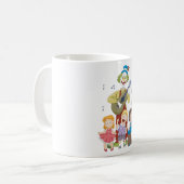 Mug Clown Jouant La Guitare (Devant gauche)