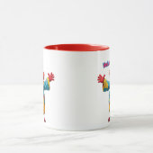 Mug Clown joyeux avec grand sourire. (Centre)