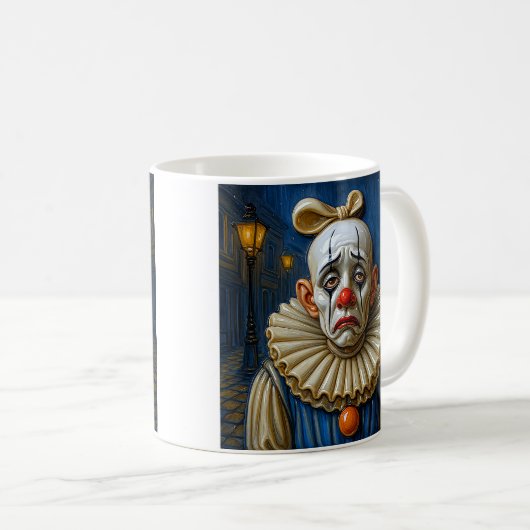 Mug Clown mélancolique (Devant droit)