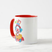 Mug Clown rigolo avec chapeau rouge. (Devant gauche)