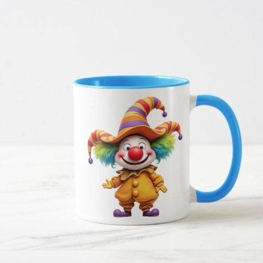 Mug Clown rigolo prêt à faire rire. (Droite)