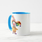 Mug Clown rigolo prêt à faire rire. (Devant gauche)