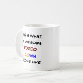 Mug clown rodéo, génial (Devant gauche)