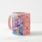 MUG CLOWN ROSE MUSICAL AVEC HIBOU (Devant gauche)