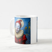 Mug Clown rouge lune (Devant gauche)