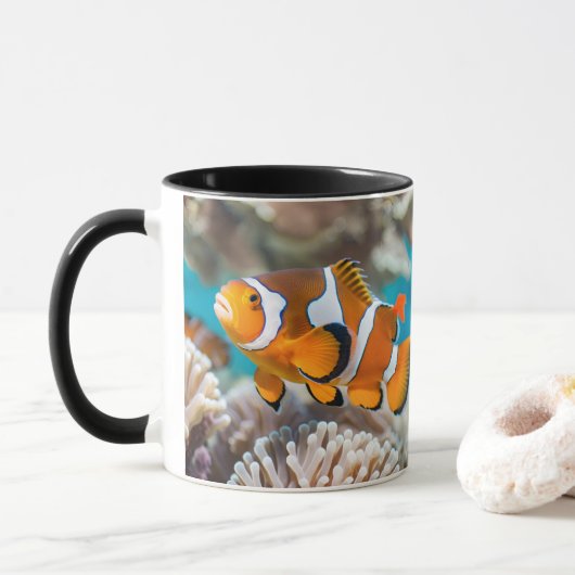 Mug Clownfish - Parfait pour l'océan (Avec donut)