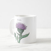 Mug cluaran/chardon (traduction gaélique écossaise) (Devant gauche)