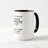 Mug Club Aggressif Passif (Devant droit)