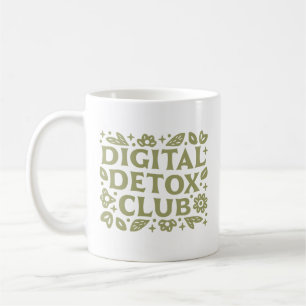 Mug Club de désintoxication numérique fille bien-être