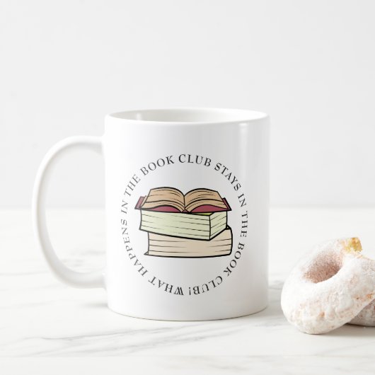 Mug Club de lecture (Avec donut)