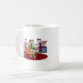 Mug Club de lecture de dames - lumière (Devant gauche)