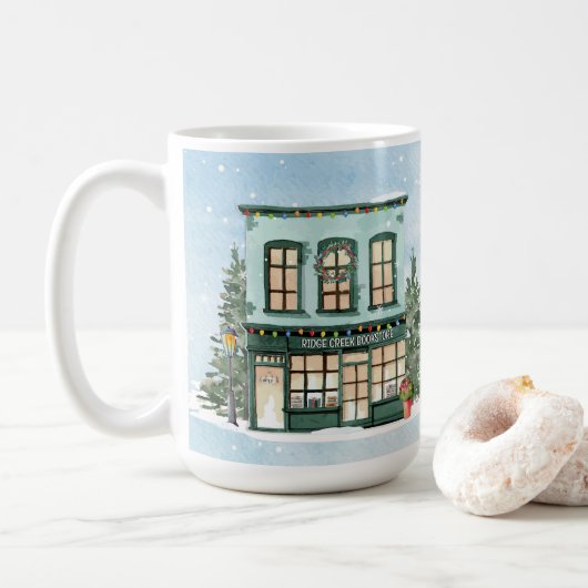 Mug Club de livres personnalisés (Avec donut)