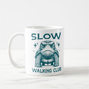Mug Club de marche lente Reptile Amoureux Cool Tortue