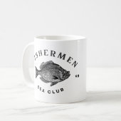 Mug Club de pêcheurs en mer (Devant gauche)