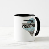 Mug Club de pilote privé (Devant droit)