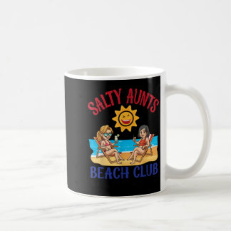 Mug Club de plage Salty Aunts ambiance estivale 2025