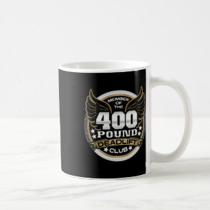 Mug Club de soulevé de 400 livres pour haltérophile po