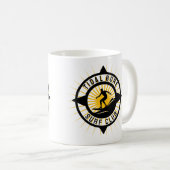 Mug Club de surf de la vague de fond (Devant droit)
