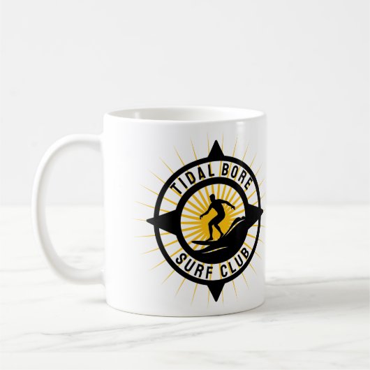 Mug Club de surf de la vague de fond (Gauche)