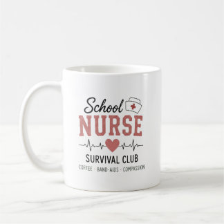 Mug Club de Survie des Infirmières Scolaires Personnal