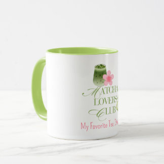 Mug Club des Amoureux de Matcha Macarons au Thé Vert &