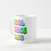 Mug Club des infirmières cool (Devant gauche)