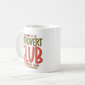 Mug Club des introvertis (Devant gauche)