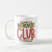 Mug Club des introvertis (Gauche)