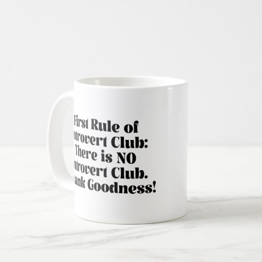 Mug Club d'introduction (Devant gauche)