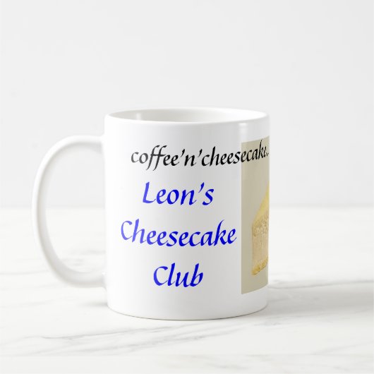 Mug Club du gâteau au fromage de Léon (Gauche)