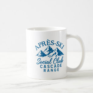 Mug club social après-ski chaîne de cascades