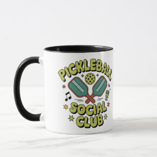 Mug Club Social de Pickleball Design Rétro pour les jo