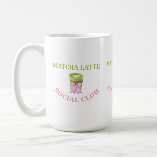 MUG CLUB SOCIAL MATCHA LATTE (Gauche)
