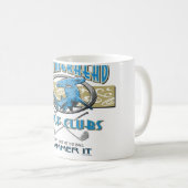 Mug Clubs de golf de poisson-marteau (Devant droit)