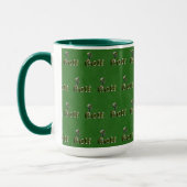 Mug Clubs De Golf Sur Green Denim, (Gauche)