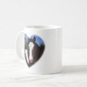 Mug Clydesdales au coeur (Devant gauche)