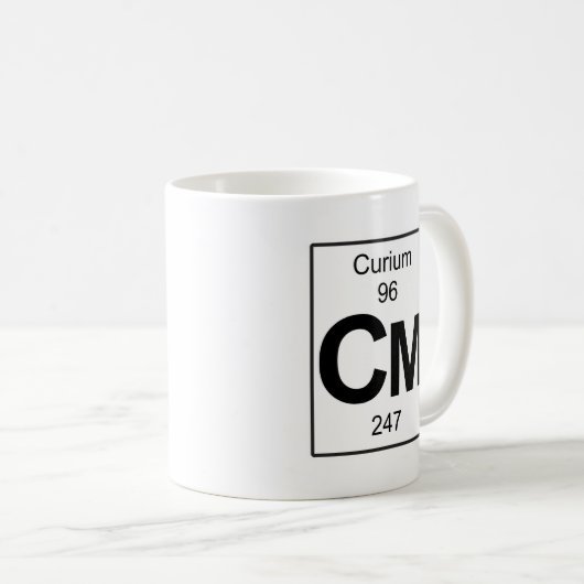 Mug Cm - Curium (Devant droit)
