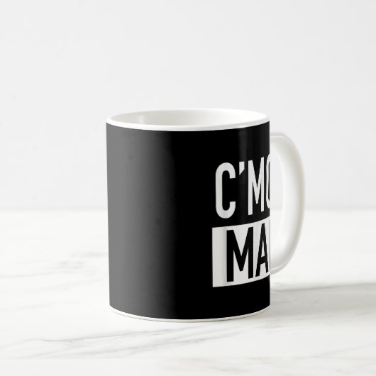 Mug C'mon Man (come On Man) - Pular Quote  (Devant droit)