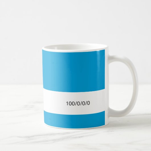 Mug CMYK Cyan | (Droite)
