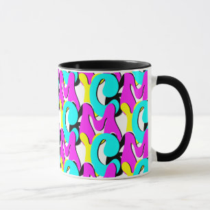 Mug CMYK Funky Retro