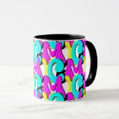 Mug CMYK Funky Retro (Devant droit)