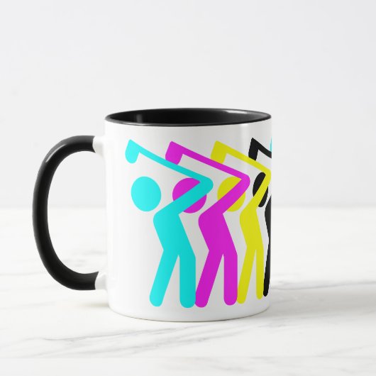 Mug CMYK Golfer (Gauche)
